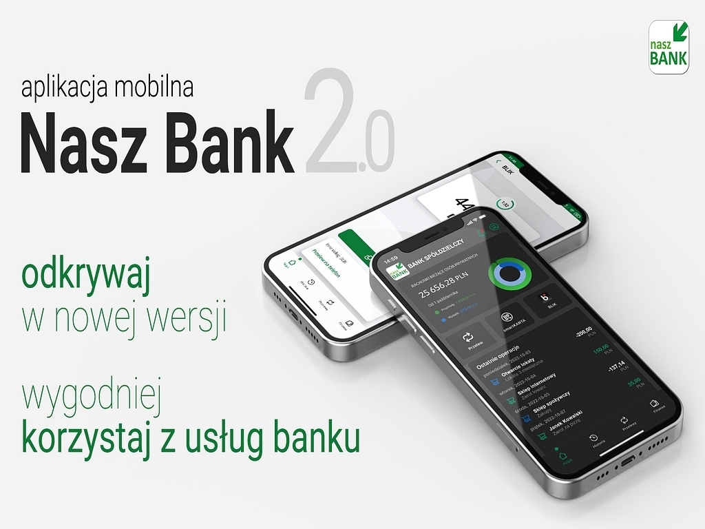 Startujemy z nową odsłoną aplikacji Nasz Bank 2.0